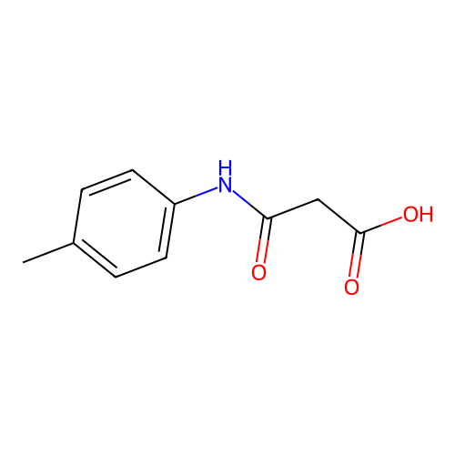 3-[(4-Methylphenyl)amino]-3-oxopropanoic acid structure