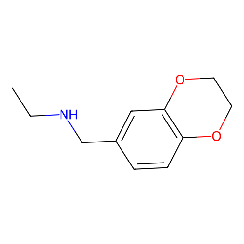 N-((2,3-Dihydrobenzo[b][1,4]dioxin-6-yl)methyl)ethanamine structure