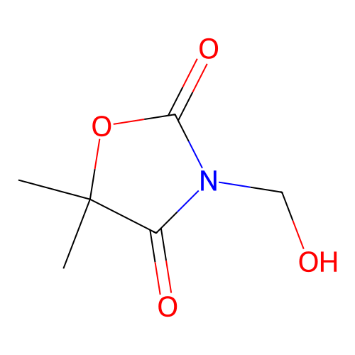 2,4-Oxazolidinedione, 3-(hydroxymethyl)-5,5-dimethyl- structure