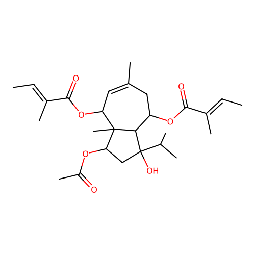 Acetyltingitanol structure