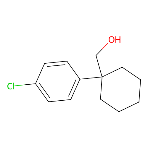 (1-(4-Chlorophenyl)cyclohexyl)methanol structure