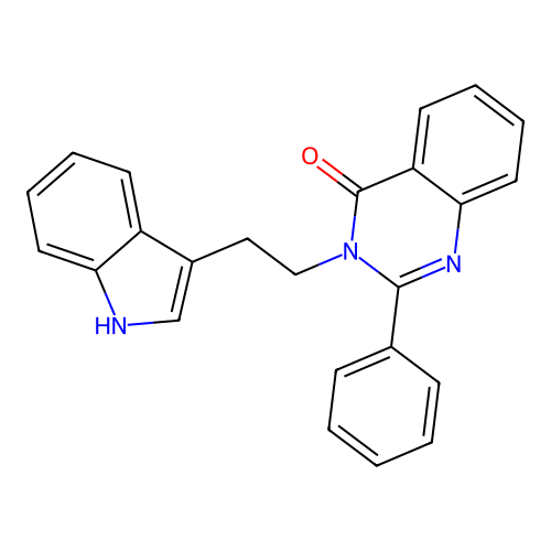 3-(2-(1H-indol-3-yl)ethyl)-2-phenylquinazolin-4(3H)-one structure