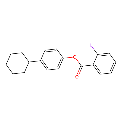 4-Cyclohexylphenyl 2-iodobenzoate structure