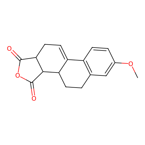 7-Methoxy-4,5,11,11a-tetrahydrophenanthro[1,2-c]furan-1,3(3aH,3bH)-dione structure