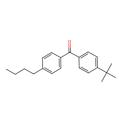 4-n-Butyl-4'-tert-butylbenzophenone structure