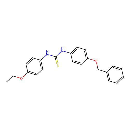 1-(4-Ethoxyphenyl)-3-(4-phenylmethoxyphenyl)thiourea structure