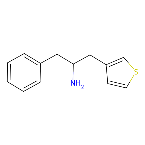 I+/--(Phenylmethyl)-3-thiopheneethanamine structure