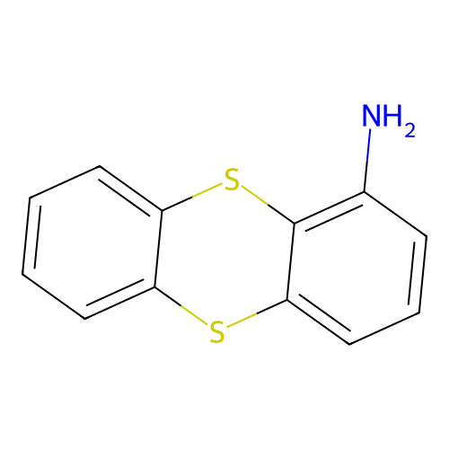 Thianthren-1-amine structure