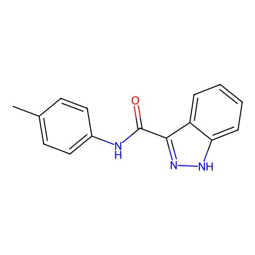 N-(p-tolyl)-1H-indazole-3-carboxamide structure