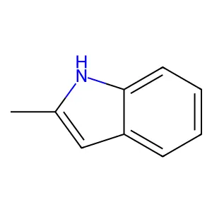 2-甲基吲哚 structure