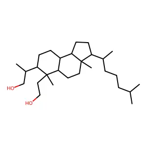 4-Methyl-2,3-secocholestane-2,3-diol structure