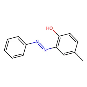 4-Methyl-2-(phenylazo)phenol structure