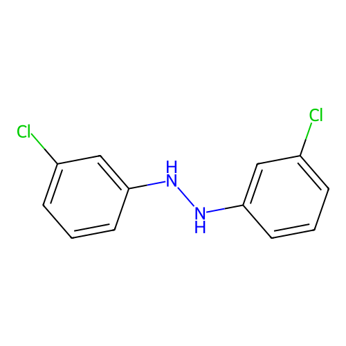 1,2-Bis(3-chlorophenyl)hydrazine structure