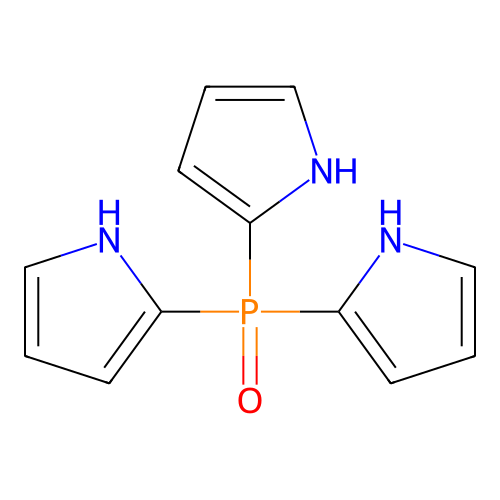 2-[bis(1H-pyrrol-2-yl)phosphoryl]-1H-pyrrole structure