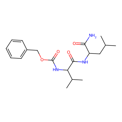 Benzyl N-{1-[(1-carbamoyl-3-methylbutyl)carbamoyl]-2-methylpropyl}carbamate structure