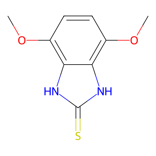4,7-dimethoxy-1H-benzimidazole-2-thiol structure