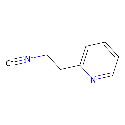 2-(2-Isocyanoethyl)pyridine structure