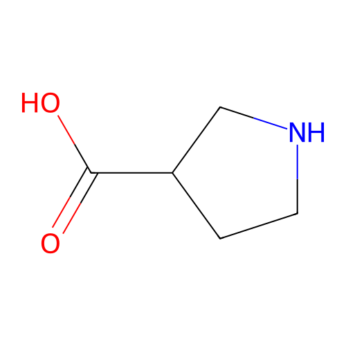 3-Pyrrolidinecarboxylic acid structure