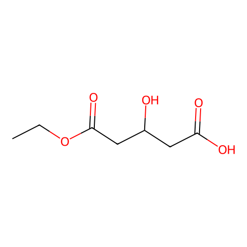 5-Ethoxy-3-hydroxy-5-oxopentanoic acid structure