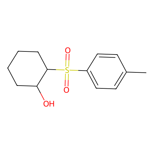 2-(4-Methylphenyl)sulfonylcyclohexan-1-ol structure