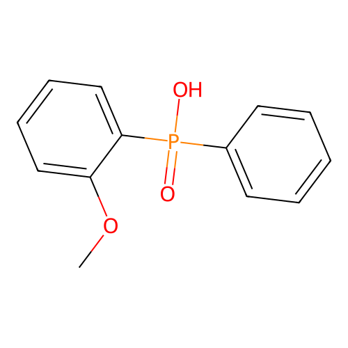 (2-Methoxy-phenyl)-phenyl-phosphinic acid structure