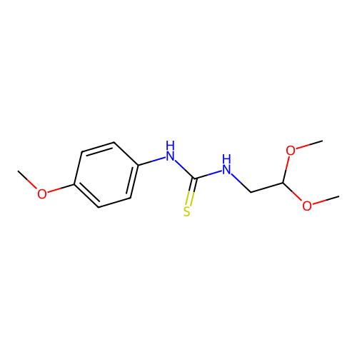 1-(2,2-Dimethoxyethyl)-3-(4-methoxyphenyl)thiourea structure