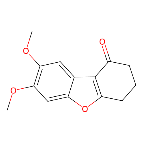 7,8-Dimethoxy-3,4-dihydro-2H-dibenzofuran-1-one structure