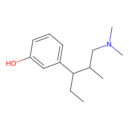 3-(1-(Dimethylamino)-2-methylpentan-3-yl)phenol structure