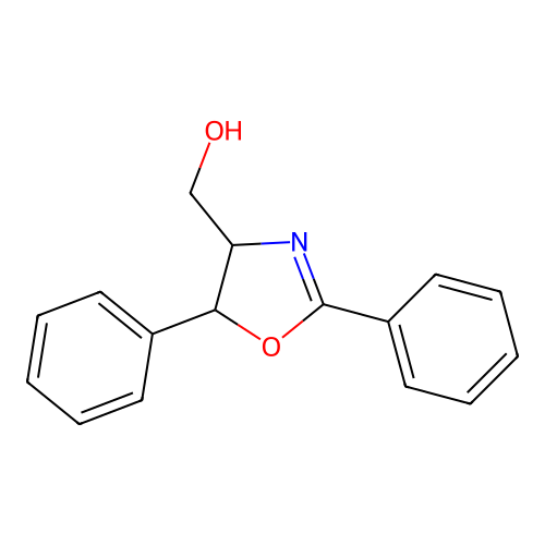 (2,5-Diphenyl-4,5-dihydro-1,3-oxazol-4-yl)methanol structure