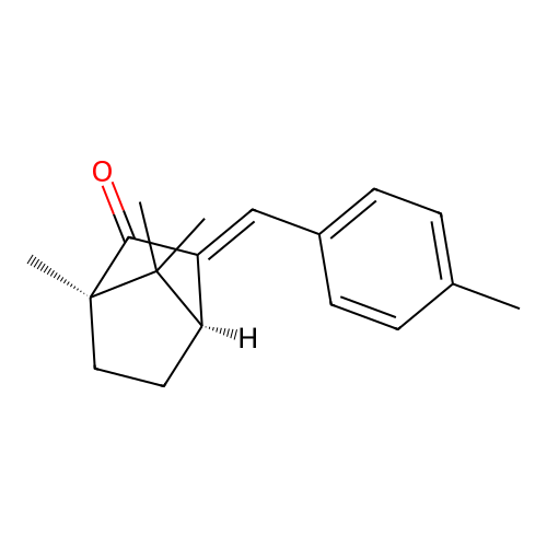 4-Methylbenzylidenecamphor structure