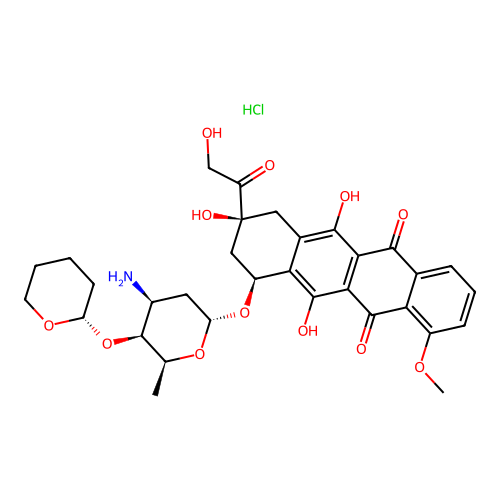 Theprubicin structure