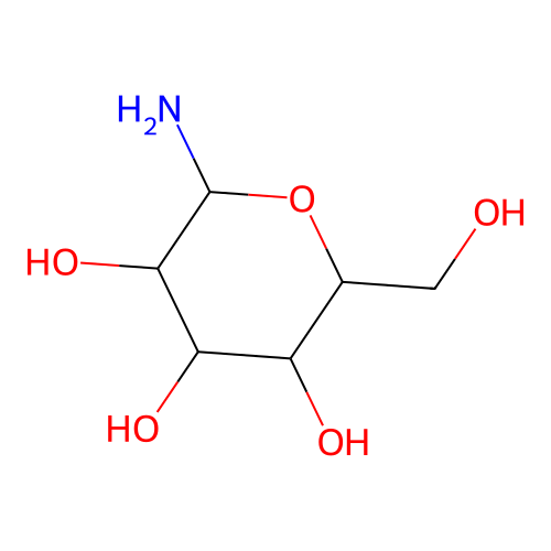 2-Amino-6-(hydroxymethyl)oxane-3,4,5-triol structure