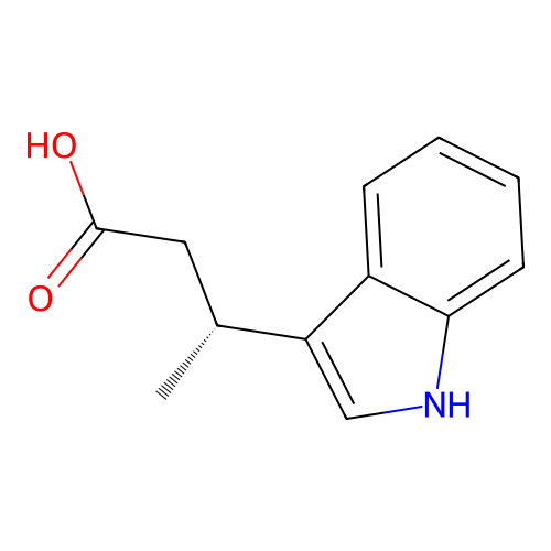 1H-Indole-3-propanoicacid,-bta--methyl-,(-bta-R)-(9CI) structure