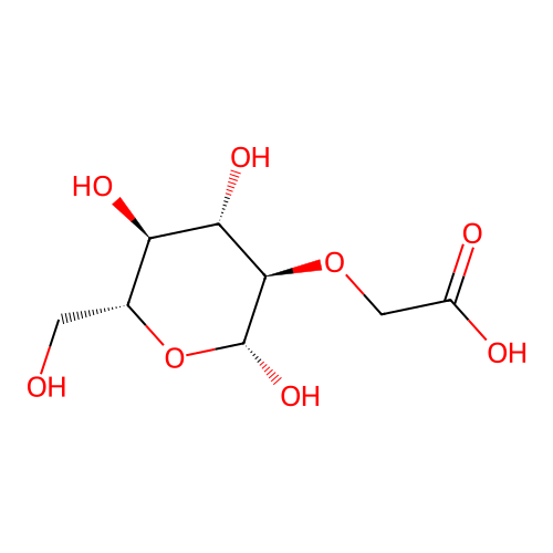 2-O-Carboxymethylglucose structure