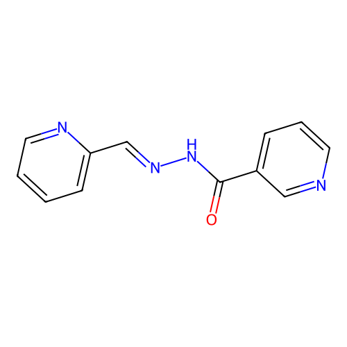 N'-(2-Pyridylmethylene)nicotinohydrazide structure