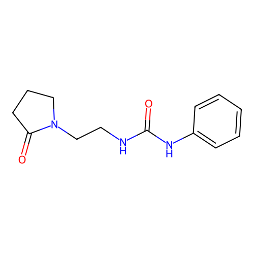 1-[2-(2-Oxopyrrolidin-1-yl)ethyl]-3-phenylurea structure