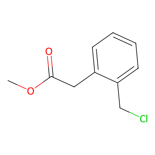 Methyl 2-[2-(chloromethyl)phenyl]acetate structure
