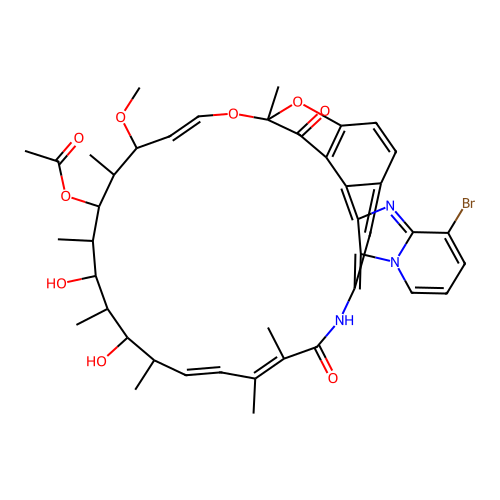 4-Deoxy-3'-bromopyrido(1',2'-1,2)imidazo(5,4-c)rifamycin S structure