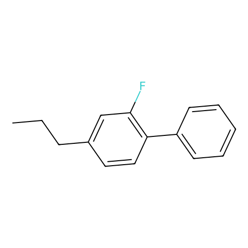 1,1'-Biphenyl, 2-fluoro-4-propyl- structure
