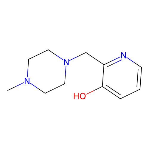 2-[(4-Methylpiperazin-1-yl)methyl]pyridin-3-ol structure