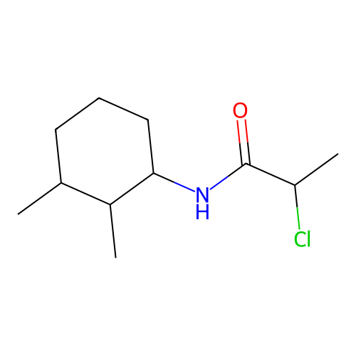 2-chloro-N-(2,3-dimethylcyclohexyl)propanamide structure