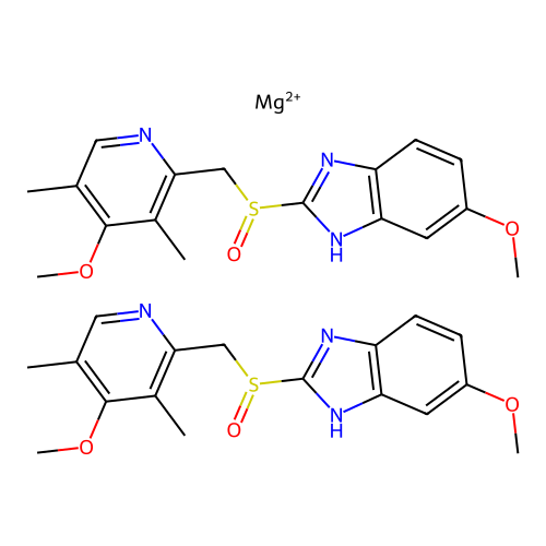 Omeprazole magnesium structure