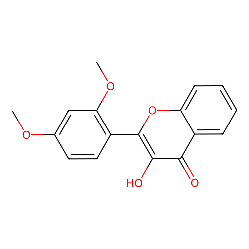 2',4'-Dimethoxy-3-hydroxyflavone structure
