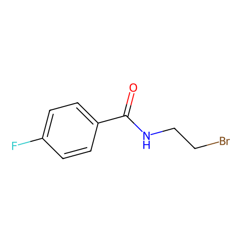 N-(2-bromoethyl)-4-fluorobenzamide structure