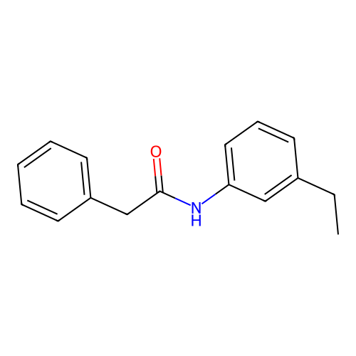 N-(3-ethylphenyl)-2-phenylacetamide structure