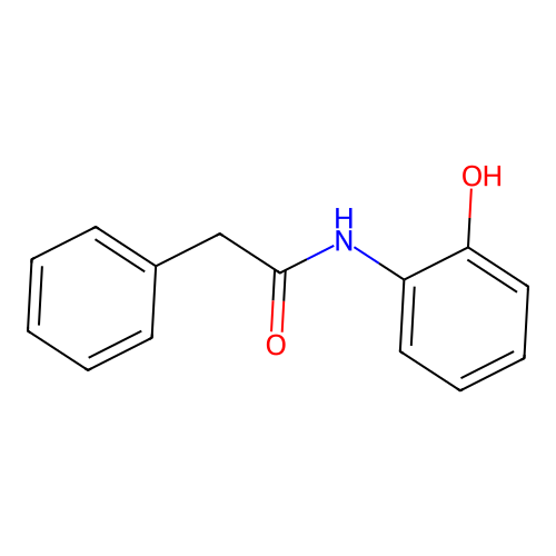 Benzeneacetamide, N-(2-hydroxyphenyl)- structure