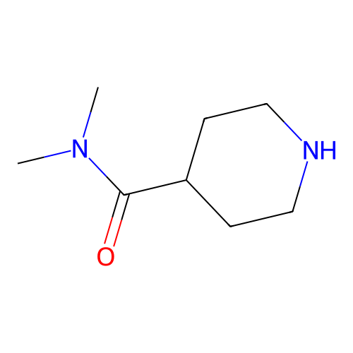 N,N-dimethylpiperidine-4-carboxamide structure