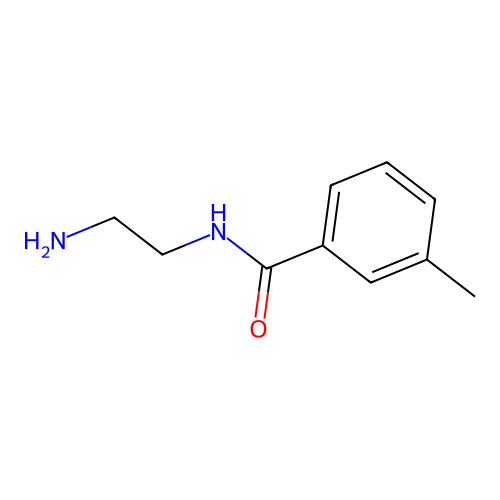 N-(2-aminoethyl)-3-methylbenzamide structure