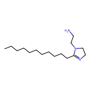 1H-Imidazole-1-ethanamine, 4,5-dihydro-2-undecyl- structure