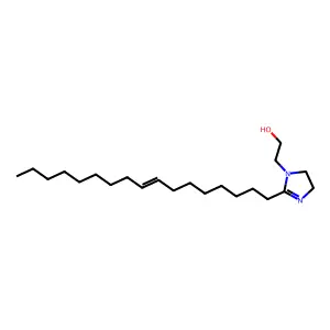 1H-Imidazole-1-ethanol, 2-(8-heptadecenyl)-4,5-dihydro- structure